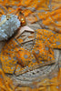 Royal Orange Heavy Embroidered Designer Saree Party Wear