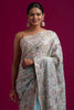 Sea Green Heavy Embroidered Designer Saree with Blouse