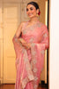 Pink Silk Saree with Heavy Designer Blouse Party Wear