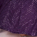 Beautiful Purple Embroidered Georgette Lehenga Choli with Soft Net Dupatta for Women