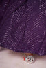 Beautiful Purple Embroidered Georgette Lehenga Choli with Soft Net Dupatta for Women