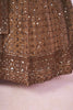 Stunning Brown Embroidered Soft Net Lehenga Choli with Dupatta for Women