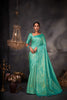 Elegant Teal Green Pure Kanjivaram Weaving Silk Saree for Women
