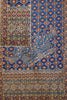 Elegant Navy Blue Natural Crepe Aari Hand Work Saree with Pure Khatli Work for Women