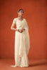 Off-White Embroidered Saree with Matching Blouse Party Wear Saree