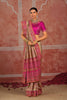 Stylish Beige Shana Silk Saree Kachhi Work for Women