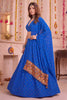 Graceful Royal Blue Multicolor Rayon Thread Work Designer Lehenga Choli with Dupatta