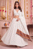Stylish White Multicolor Rayon Thread Work Designer Lehenga Choli with Dupatta