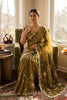Olive Green Organza Saree Heavy Sequins Embroidery Designer Blouse