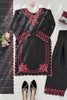 Elegant Black Heavy Embroidered Straight Palazzo Suit Designer Dupatta