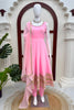 Beautiful Baby Pink Georgette Anarkali Soft Net Dupatta for Wedding
