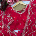 Stunning Rani Pink Fendy Silk Saree Thread and Sequin Work for Women