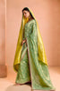 Pastel Green Soft Silk Saree with Woven Butti Designer Blouse