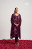 Elegant Purple Organza Embroidered Salwar Suit with Dupatta