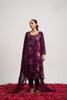 Elegant Purple Organza Embroidered Salwar Suit with Dupatta
