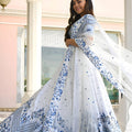 Premium White Satin Embroidered Lehenga Choli with Designer Dupatta for Women