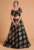 Elegant Black Soft Net Embroidered Party Wear Lehenga Choli with Dupatta