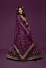 Stylish Purple Art Silk Heavy Embroidered Lehenga Choli with Soft Net Dupatta for Wedding