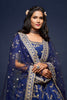 Elegant Royal Blue Art Silk Heavy Embroidered Lehenga Choli with Soft Net Dupatta for Wedding