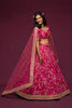 Lovely Rani Pink Art Silk Heavy Embroidered Lehenga Choli with Soft Net Dupatta for Wedding
