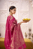 Rani Pink Banarasi Silk Saree with Rich Gold Zari Traditional Saree