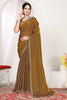  Mustard Gold Silk Saree with Rich Golden Zari Border Designer Saree