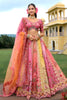 Royal Multi-Color Embroidered Silk Bridal Lehenga Choli with Net Dupatta for Women