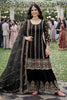 Stylish Black Chinon Embroidered Kurta Palazzo Set with Dupatta for Wedding
