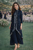 Stylish Navy Blue Silk Mirror Work Readymade Palazzo Suit for Wedding
