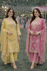 Beautiful Pink Shimmer Silk Wedding Wear Readymade Salwar Suit for Women