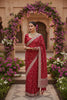 Elegant Red Bridal Silk Saree with Intricate Festive Wear