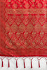 Red Banarasi Silk Saree with Heavy Gold Zari Work Designer Saree