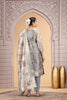 Stylish Grey Organza Printed Readymade Salwar Suit with Dupatta for Women