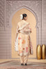 Delicate Gold Organza Printed Readymade Salwar Suit with Dupatta for Women
