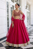 Stunning Rani Pink Vichitra Silk Readymade Lehenga Choli with Soft Net Dupatta