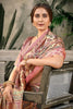 Stylish Pink Banarasi Silk Saree with Geometric Weaving  for Wedding