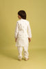 Graceful White Viscose Silk Embroidered Kurta Set with Floral Nehru Jacket