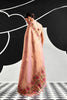 Premium Peach Viscose Saree Embroidery Border for Women