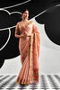 Premium Peach Viscose Saree Embroidery Border for Women