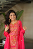 Elegant Rani Pink Chinon Embroidered Readymade Salwar Suit with Dupatta for Women