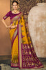 Stylish Mustard Yellow Soft Silk Saree with Rich Zari Woven Border for Women