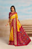 Amazing Mustard Yellow Soft Silk Saree with Rich Zari Woven Border for Women