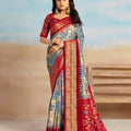 Royal Sky Blue Soft Silk Saree with Rich Zari Woven Border for Women