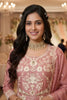 Elegant Pink Organza Embroidered Palazzo Suit with Designer Dupatta for Wedding Wear