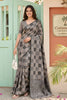Taupe Brown Checked Cotton Saree Woven Border Stylish Cotton Saree