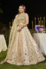 Stylish Beige Satin Silk Embroidered Wedding Lehenga Choli with Dupatta