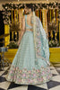 Fancy Sea Green Satin Silk Embroidered Lehenga Choli with Dupatta