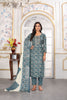 Stylish Rama Green Printed Rayon Salwar Suit with Matching Dupatta