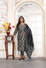 Trendy Black and Floral Printed Chanderi Salwar Suit with Matching Dupatta