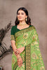 Green Banarasi Silk Saree with Golden Zari Weaving Rich Pallu